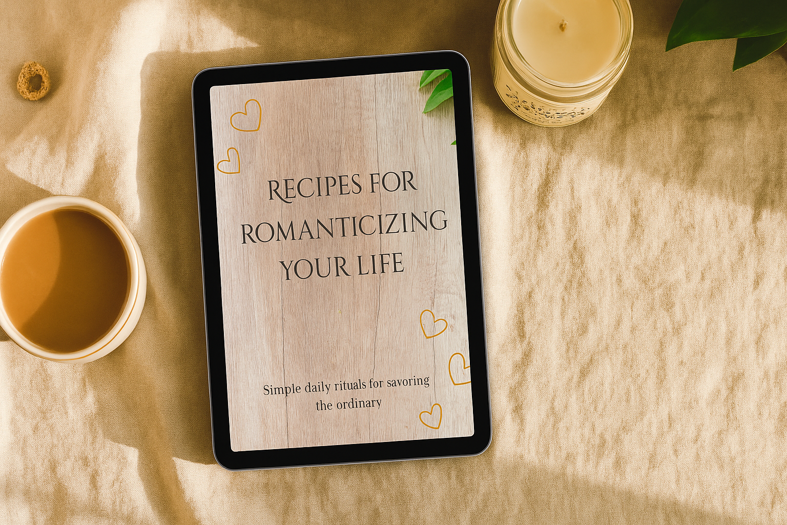 Recipes for romanticizing your life eBook (Digital file)