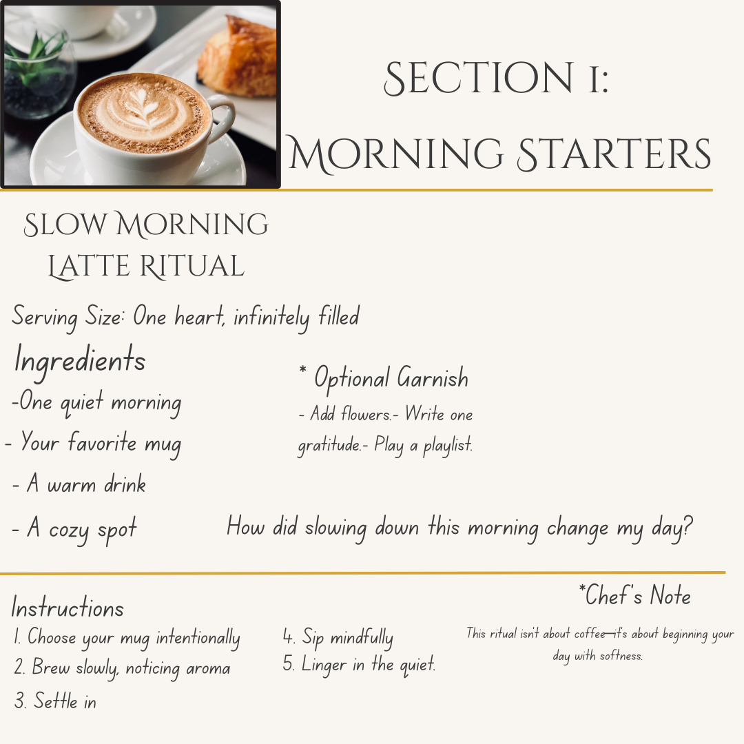 Recipes for romanticizing your life eBook (Digital file)